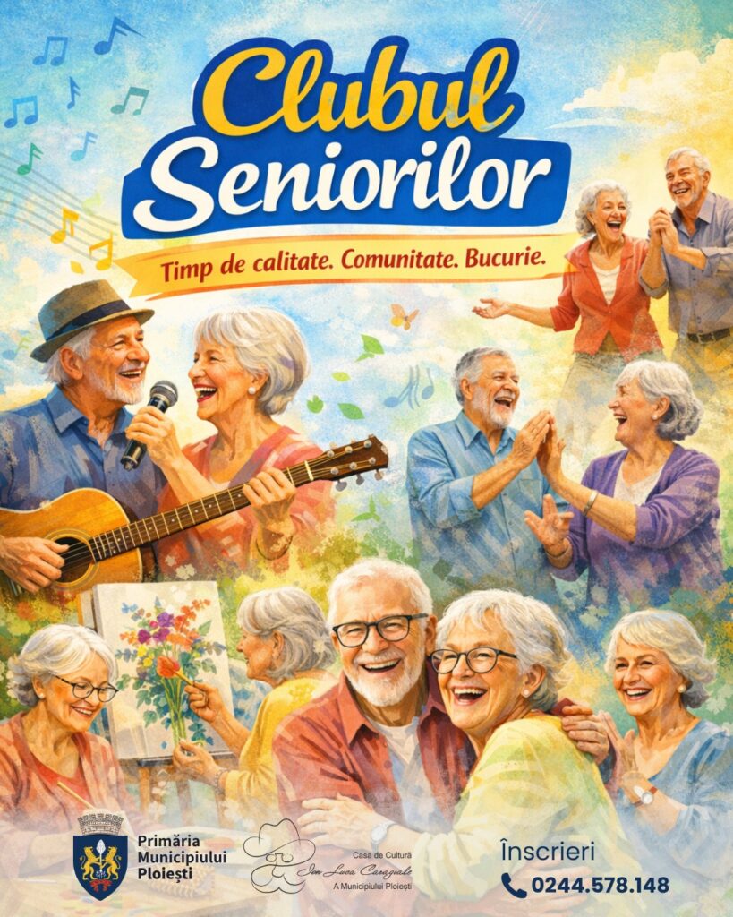 Clubul Seniorilor – un nou program de socializare dedicat persoanelor de vârsta a treia