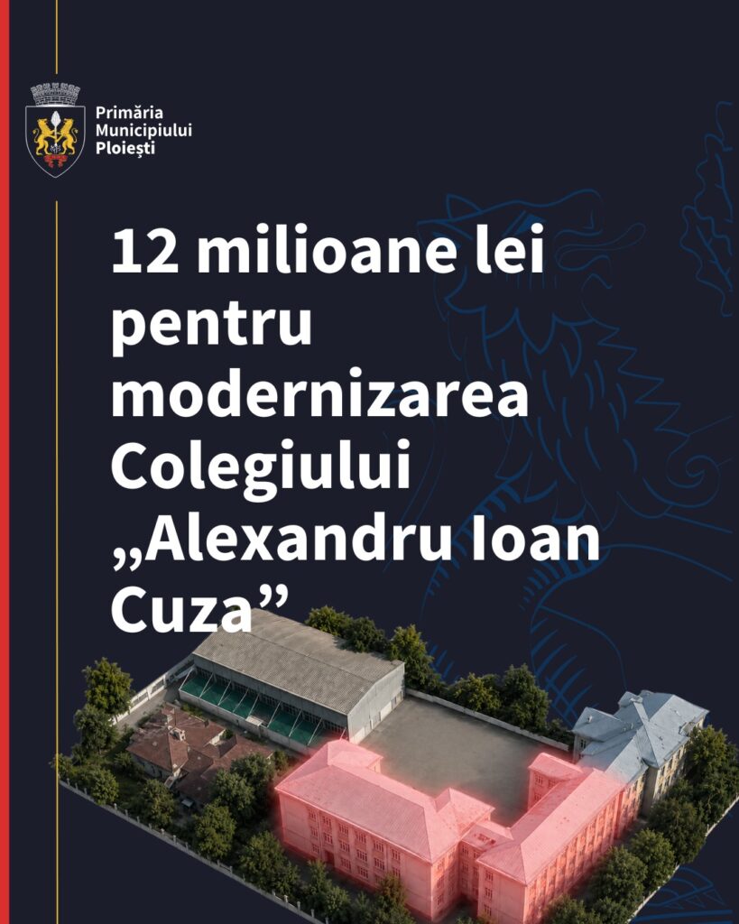Eficientizare energetică la Colegiul Național “Alexandru Ioan Cuza”!
