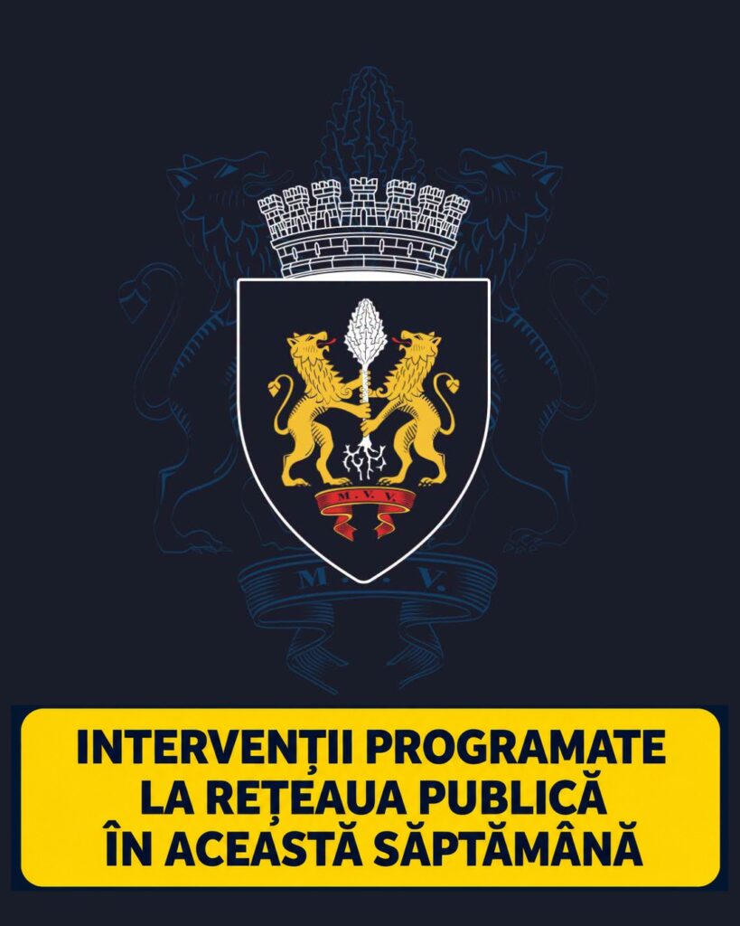 Intervenții programate la rețeaua publică, în această săptămână